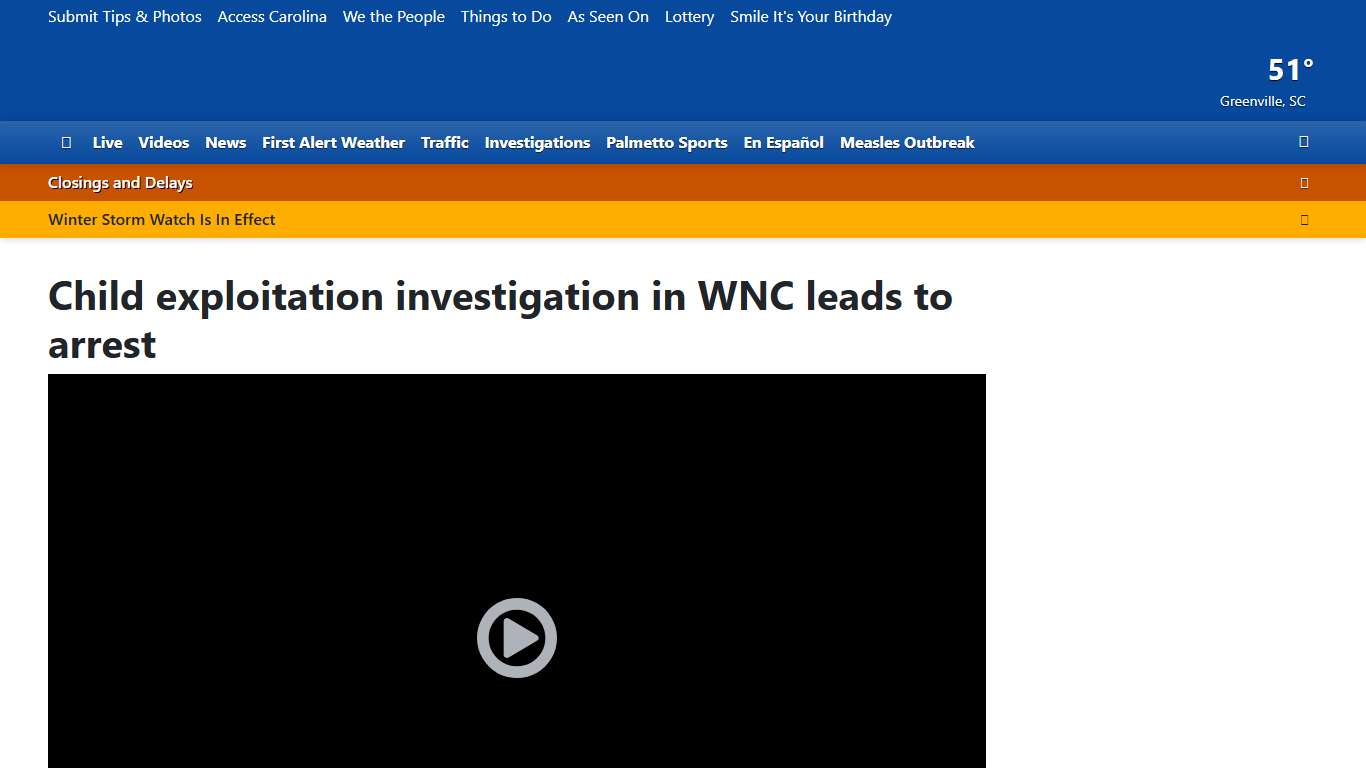 Child exploitation investigation in WNC leads to arrest